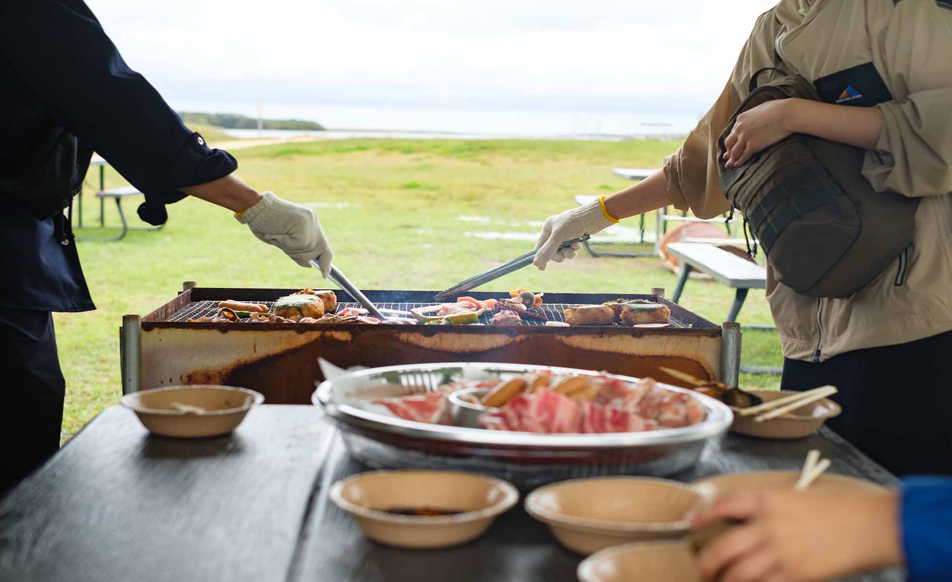 かわまちBASE BBQ会場